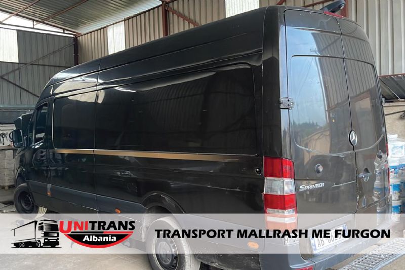 Uni Trans  Transport me furgon, Marrje dhe dorezim me kamion, Marrje pal...